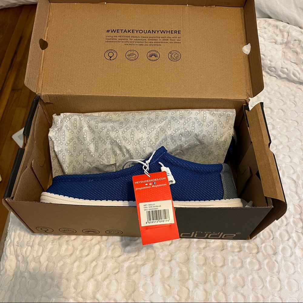 Brand new still in box, mens Hey Dude mens shoes